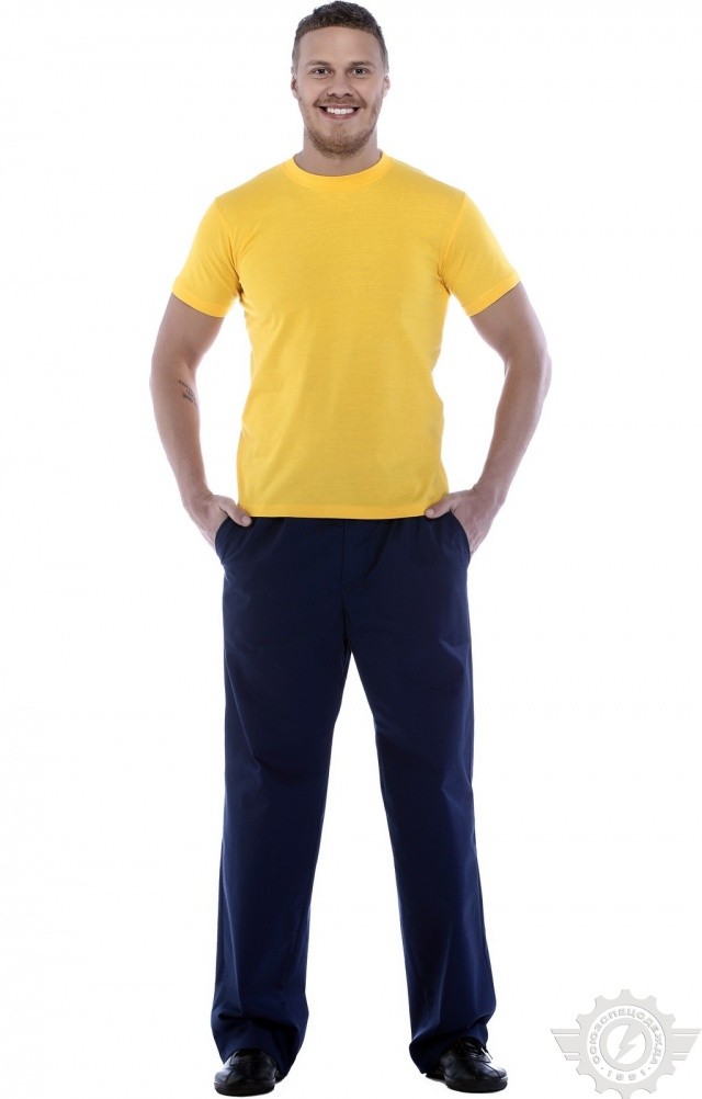 4958145 Футболка желтая  Одежда для официантов  размер L (48-50) Спецодежда  - Вид №8