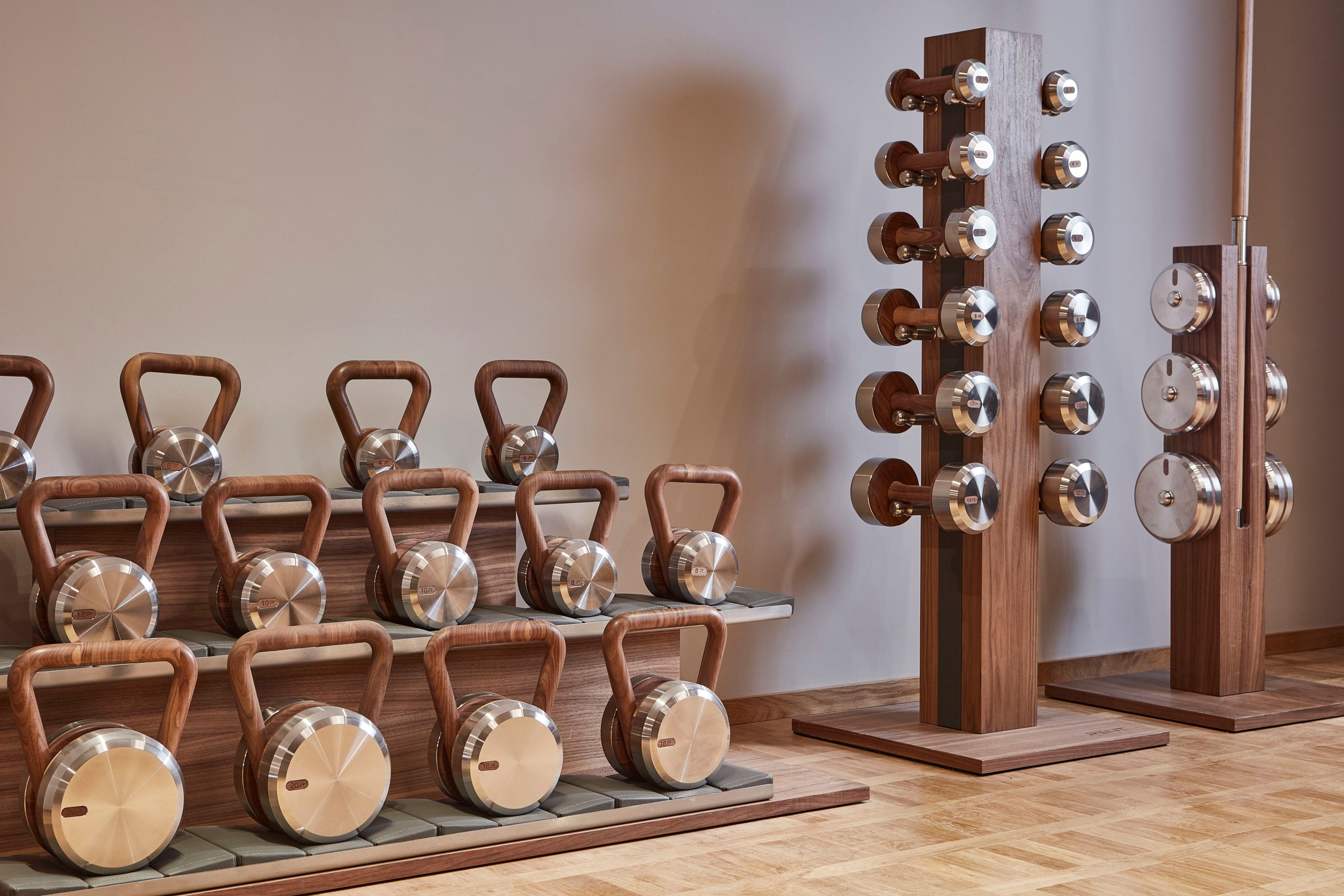Набор гирь из нержавеющей стали и дерева PENT Lova ARCH-00069856 - Вид №4