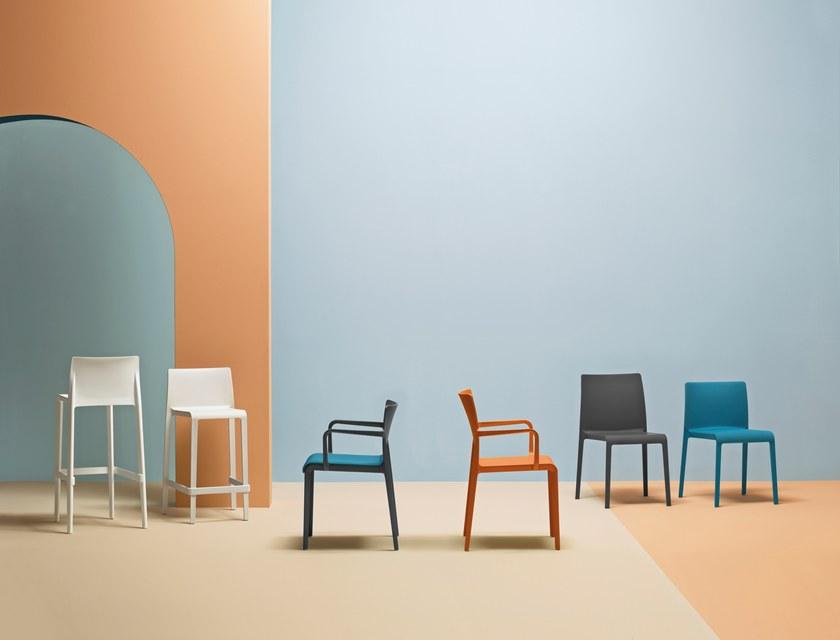 Pedrali Стул из ткани с подлокотниками Volt 671 - Вид №4