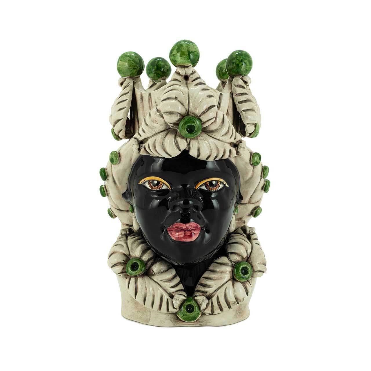 200943-86 ABHIKA ВАЗА МОРО ЛЕДИ ЕВА DARK GREEN 
