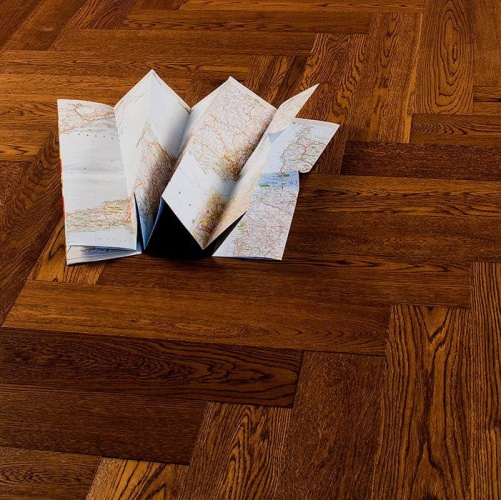 Паркет Ёлка Marco Ferutti Hermitage Коньяк Дуб Любая на выбор с брашью (Текстурированная) 610х122 мм 2600700108 - Вид №1