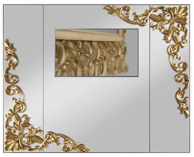 Jetclass Прямоугольное настенное зеркало со встроенными динамиками Spacium Jsp902, jsp902a  - Вид №1