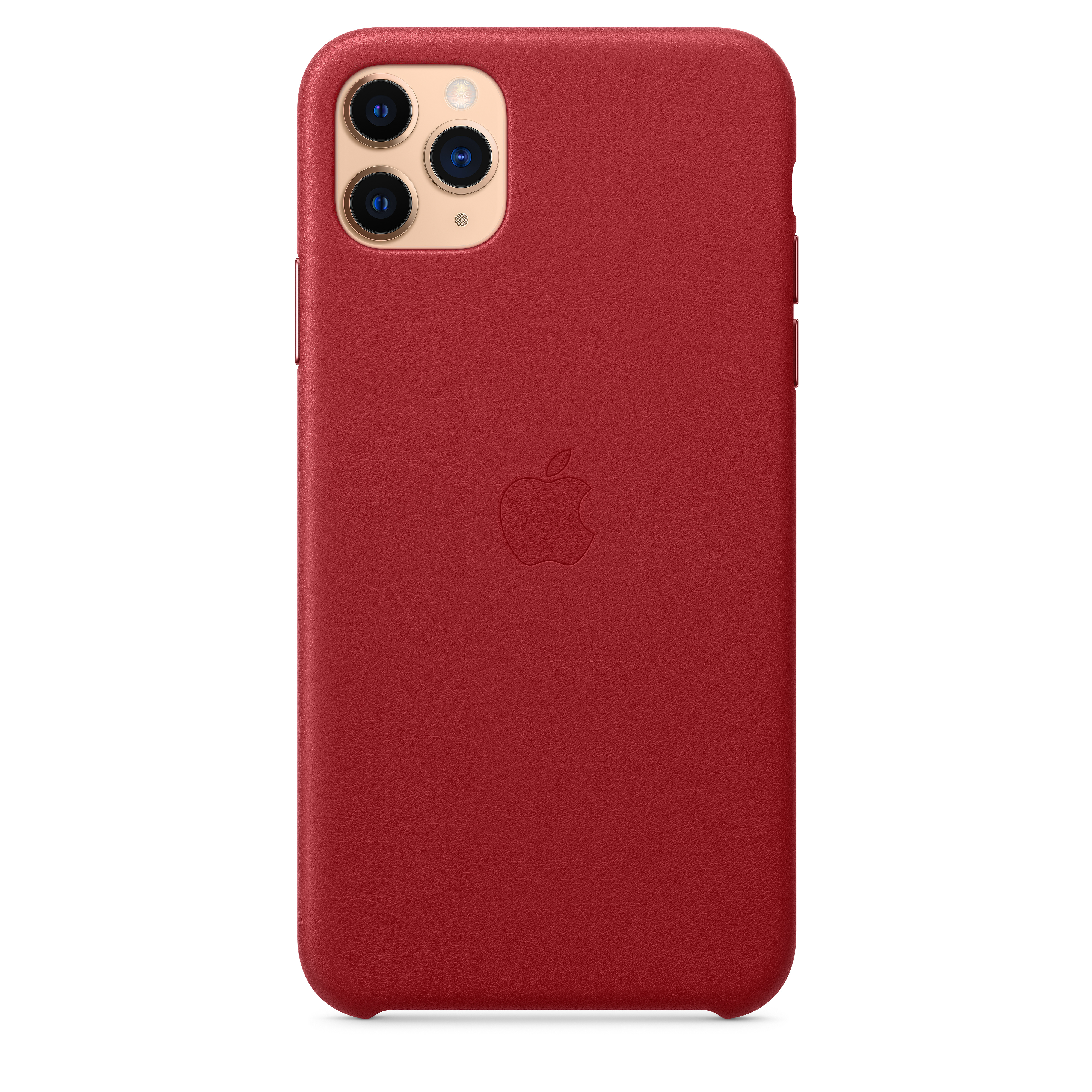 MX0F2ZM/A Iphone 11 pro max leather case - (product)red Apple Santreyd  - Вид №3