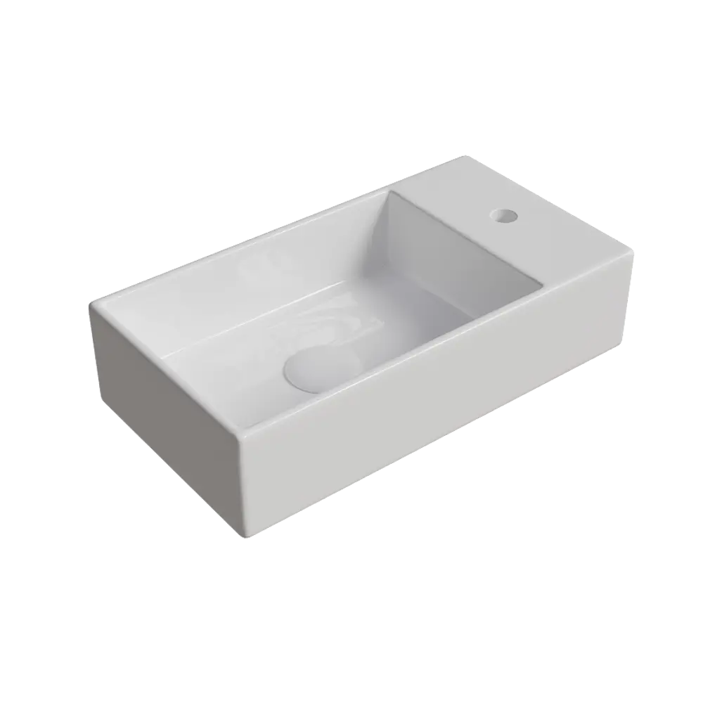 Мини-раковина Slim Mini W41 накладная на столешницу 41x22 см Santreyd STLM-2124668