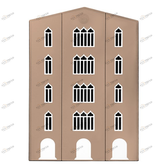 Шкаф детский трехстворчатый "Венеция-1-XL" МАНДАРИН ВЕНЕЦИЯ 178679 Бежевый Santreyd