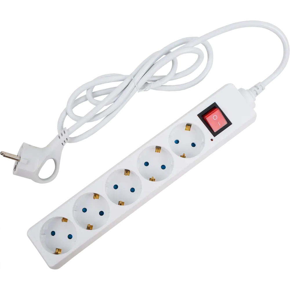 Сетевой фильтр Duwi DSP-02 5 розеток 1.5 м цвет белый Santreyd STLM-2122190