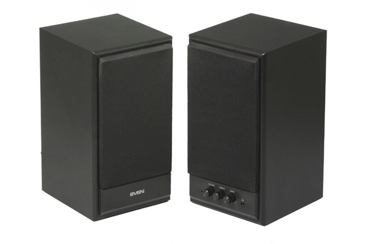 SV-0120702BL Колонки деревянные ас sps-702 (40 вт), чёрный Sven Santreyd  - Вид №1
