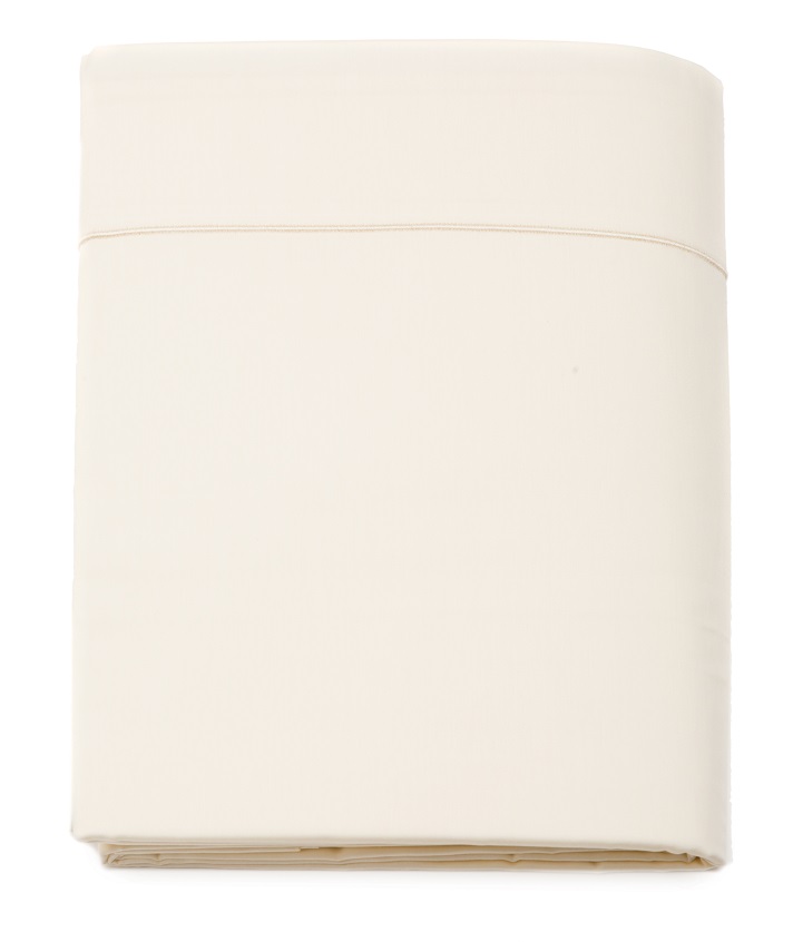 SH240_NA_S Простынь 240/300 naturel сливочный сатин Blanc des Vosges Santreyd 