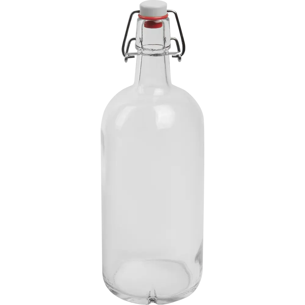 Бутылка с бугельным замком Litva-2 1 л, бесцветный Santreyd STLM-2030093