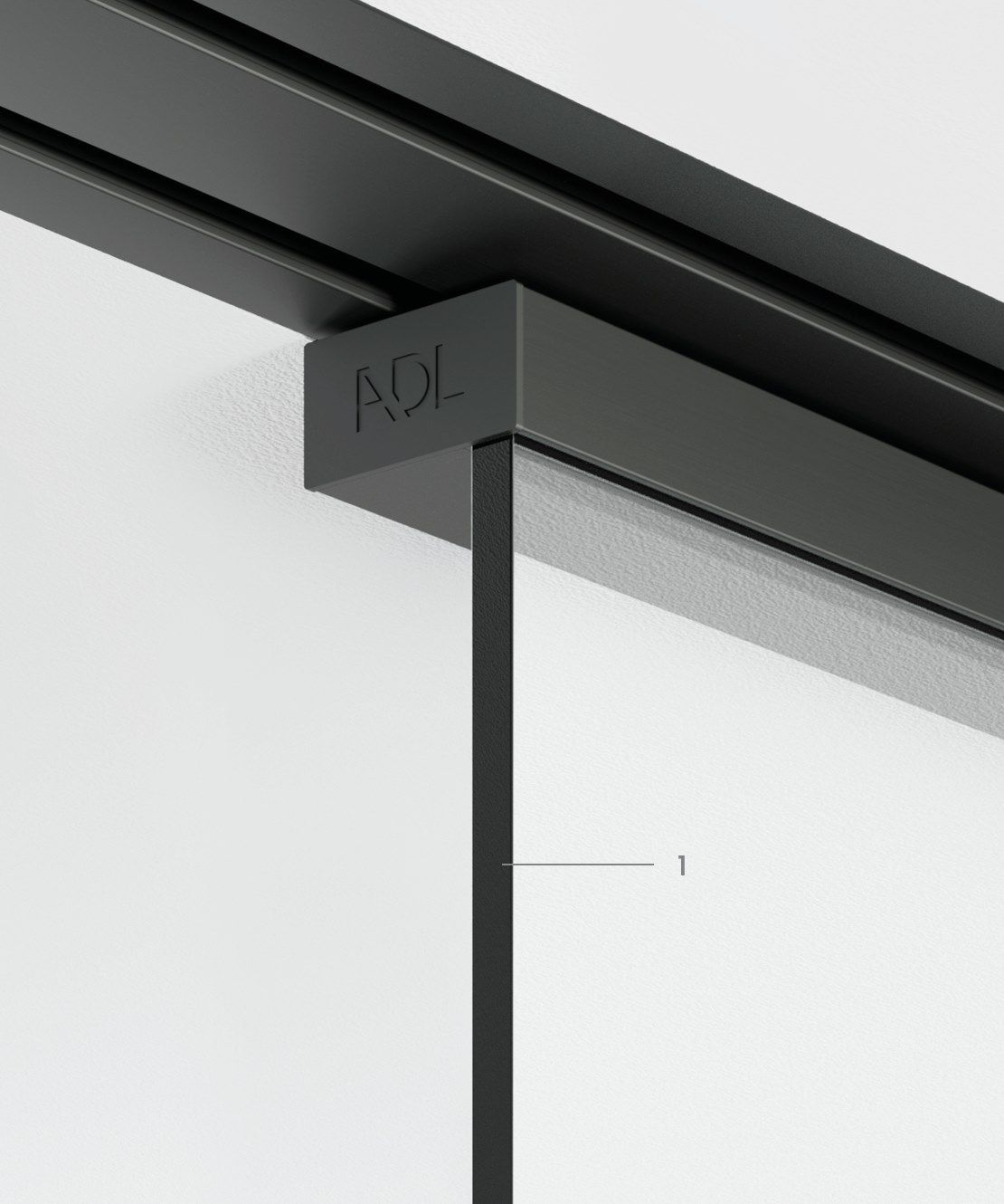 Бескаркасная стеклянная дверь ADL Light ARCH-00007460 - Вид №3