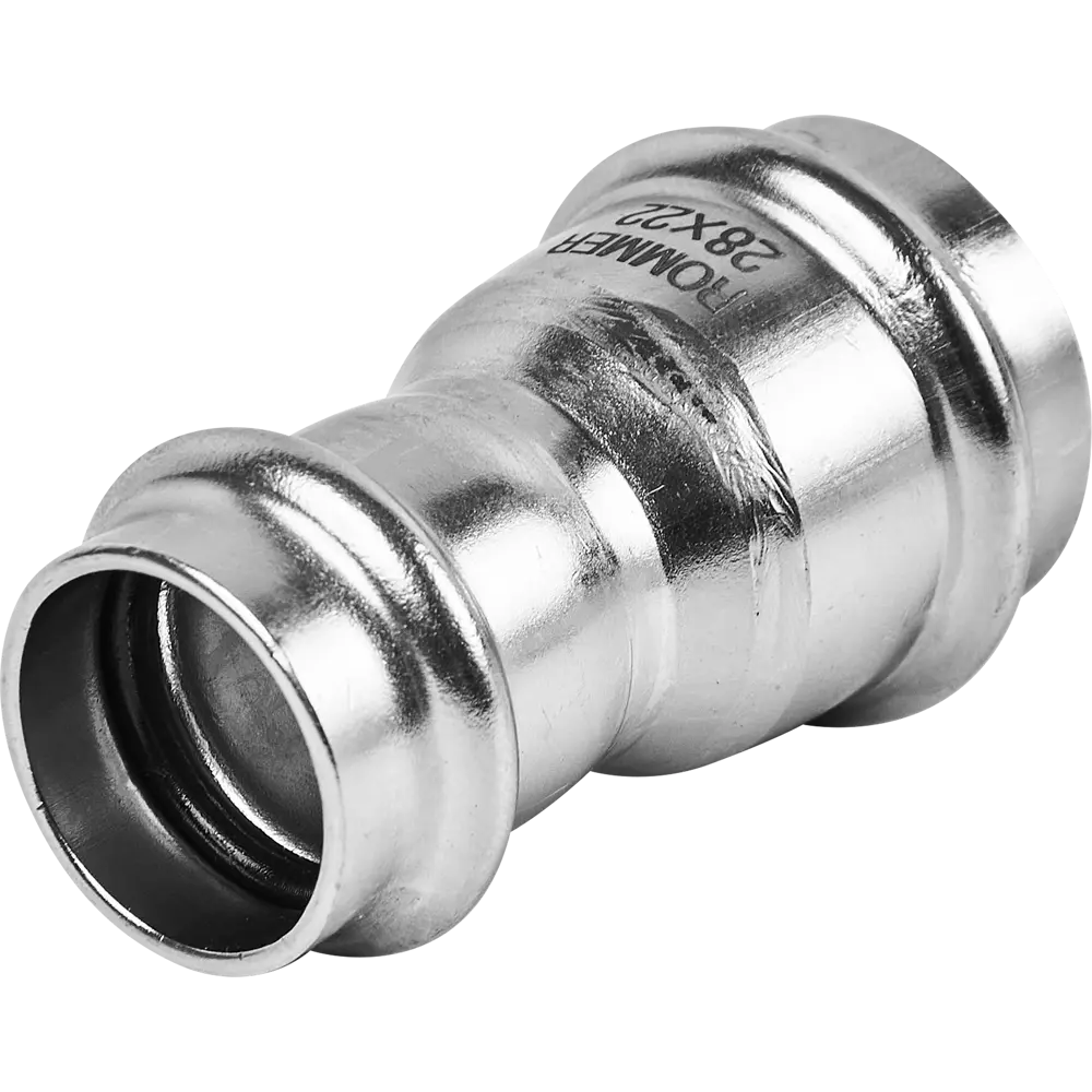 Муфта переходная Rommer 28x22 мм ВПр нержавеющая сталь STLM-2206414