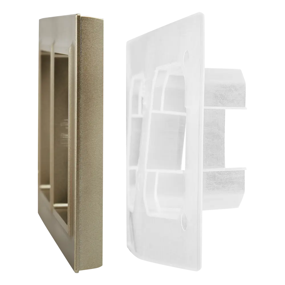 Рамка IEK Brite-2 для розеток и выключателей в элегантном цвете шампань 87761362 STLM-1106212 - Вид №3