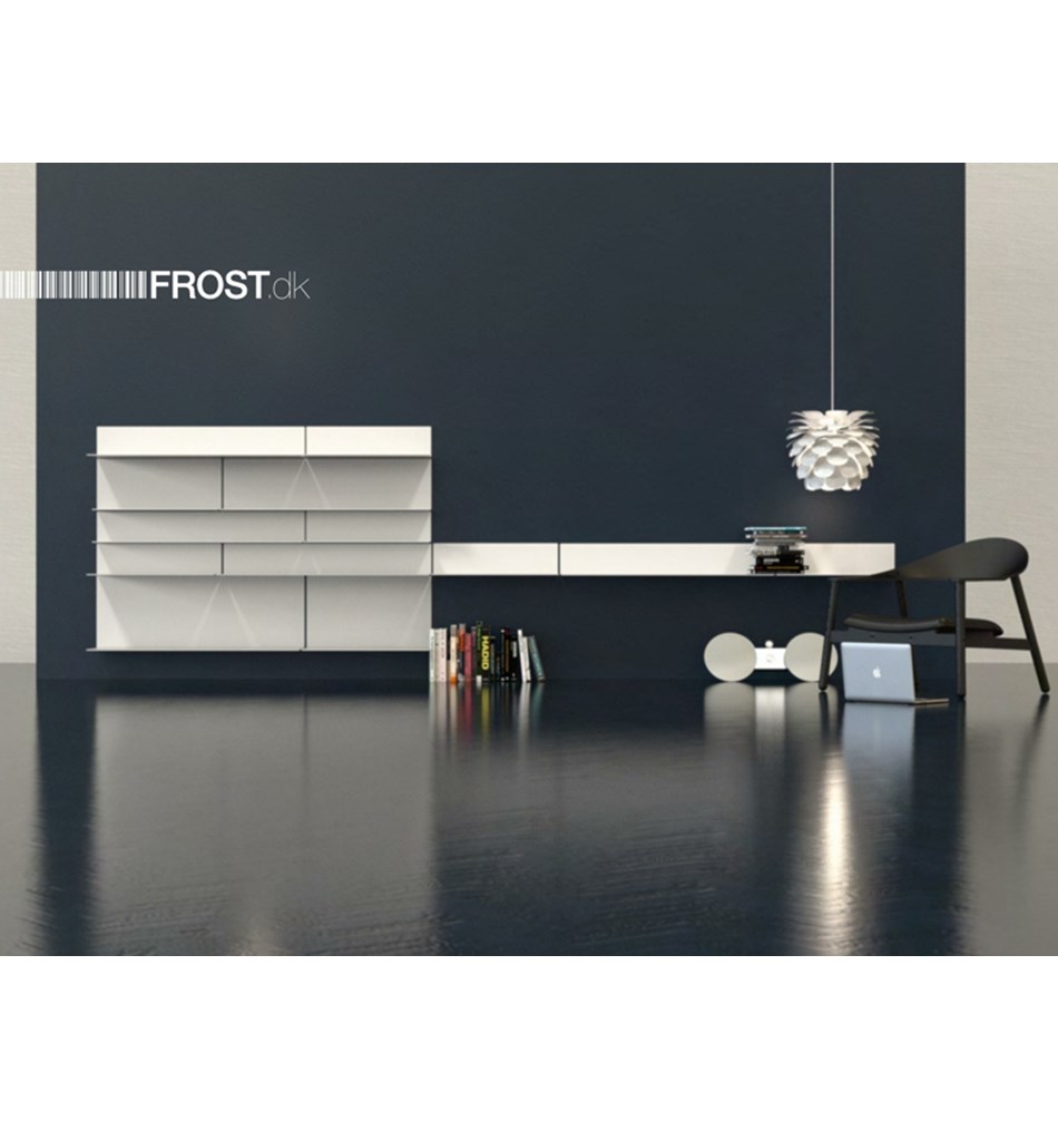 FROST Полка 4024 15x30x100cm » белая Алюминий Белый U4024-W  - Вид №1