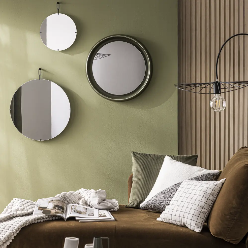 INSPIRE Medal — круглое зеркало без рамы 50 см черное 86484788 STLM-0833510 - Вид №8