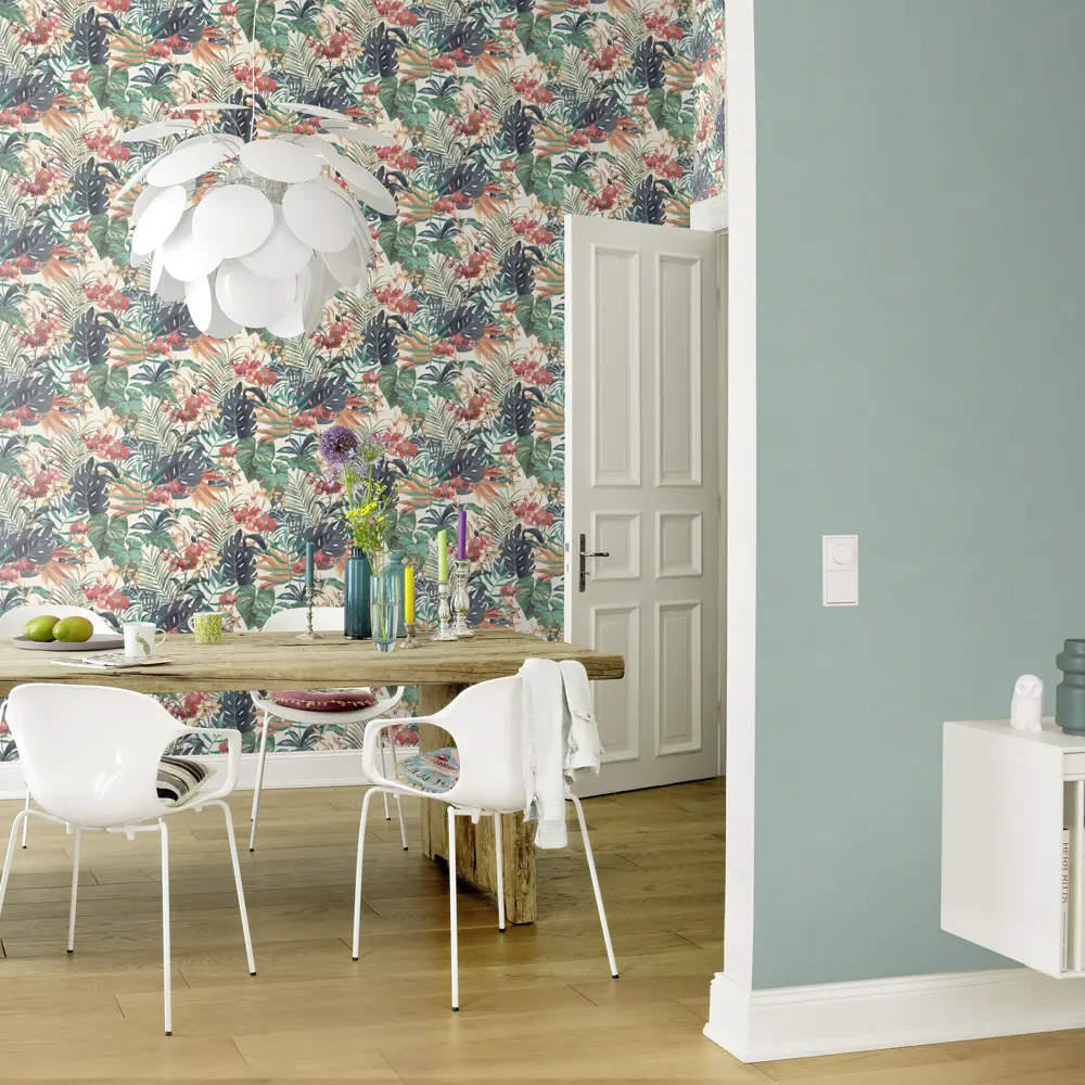 Обои флизелиновые Rasch Passepartout зелёные 0.53 м 606348 STLM-2128200 - Вид №4