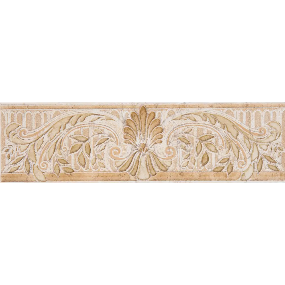 Бордюр Kerama Marazzi «Травертин-Скульптура» 20х5.7 см цвет бежевый STLM-2146107