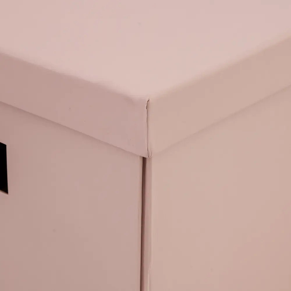Коробка складная 40x28x20 см картон цвет розовый STORIDEA STLM-2205937 - Вид №3