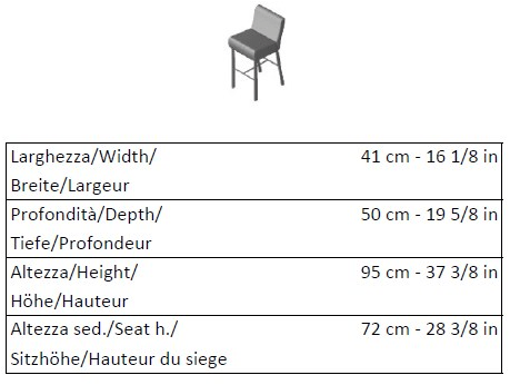 La Cividina Барный стул высокий с подставкой для ног Holiday sun-id-1499636 - Вид №1