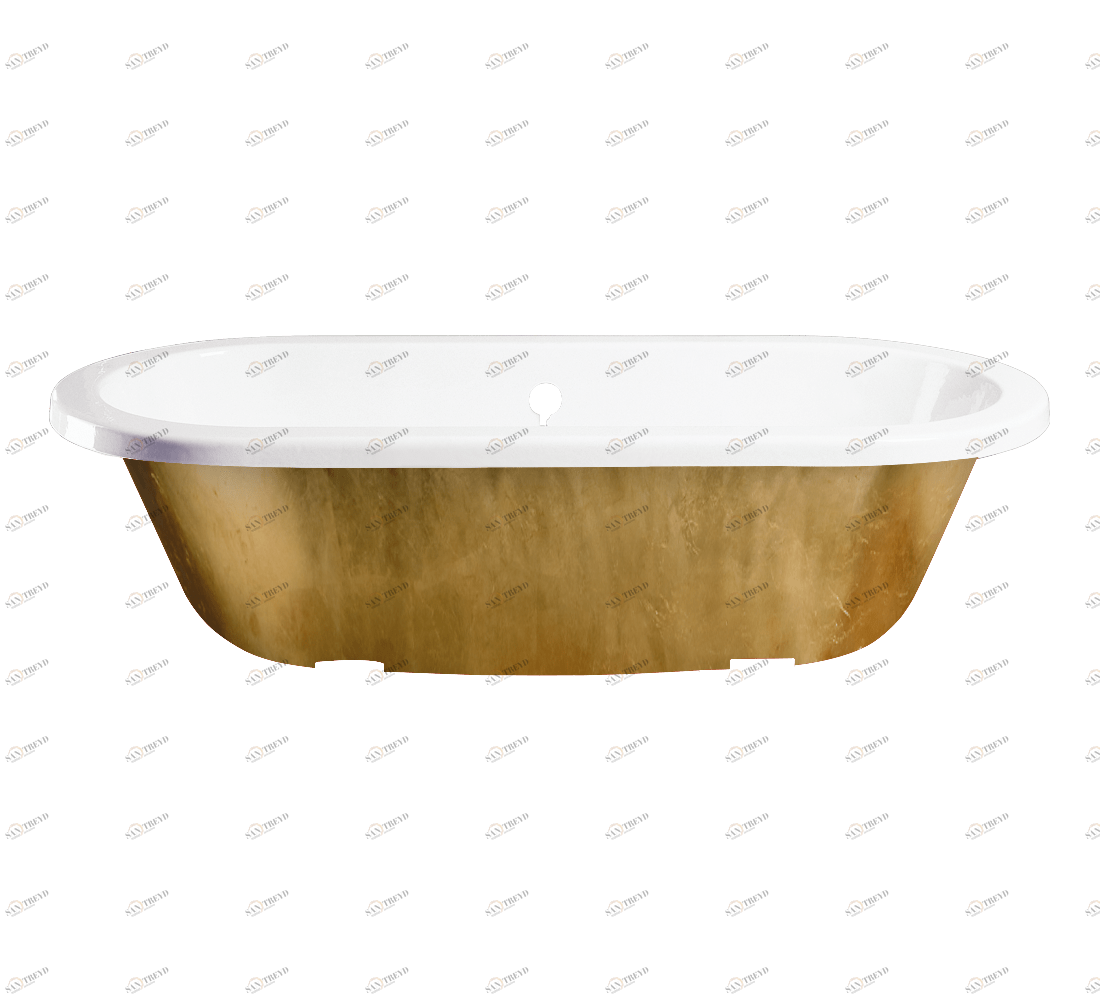 Gentry Home Bexley Cast iron bathtubs with feet Сусальное золото GH102656 