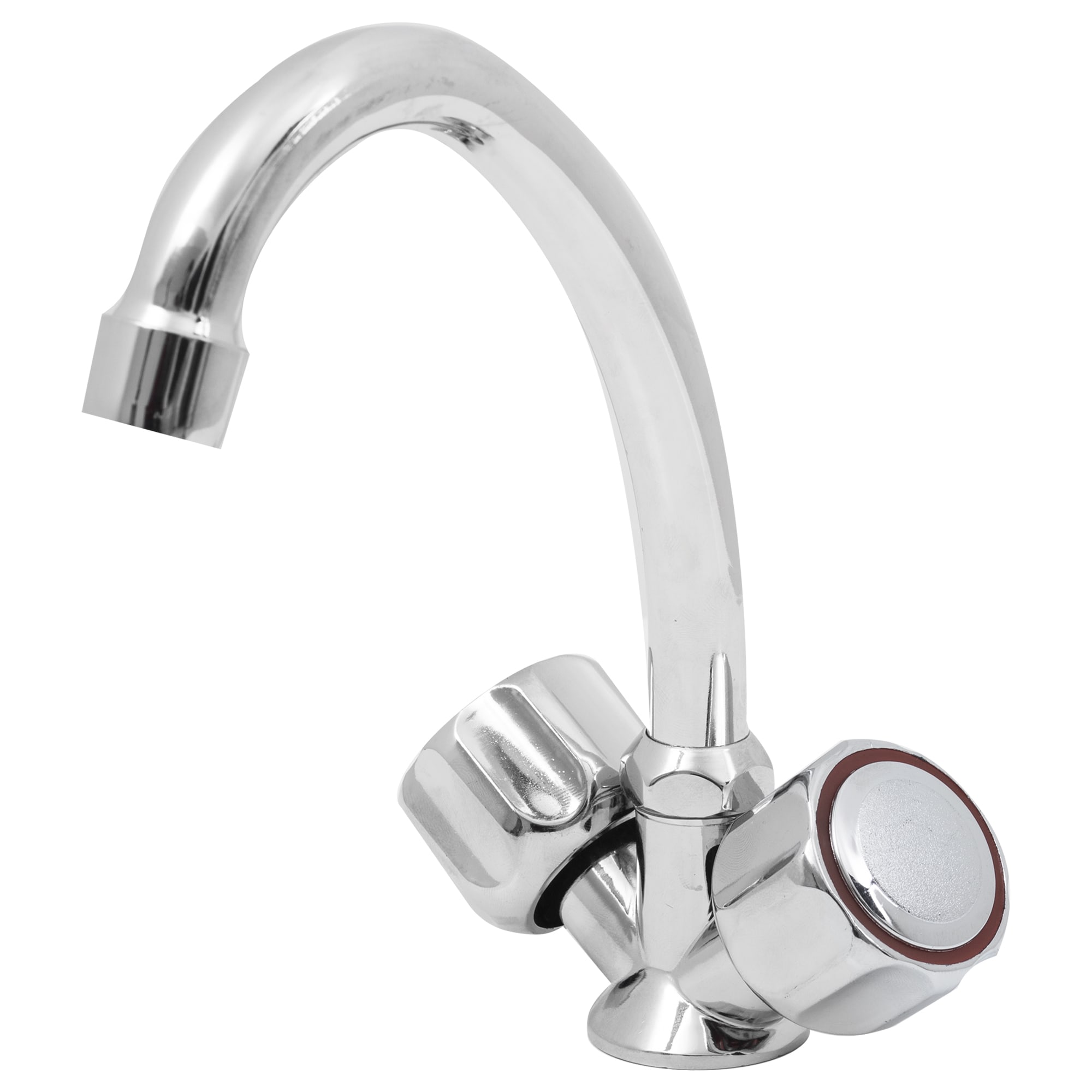 13443062 Смеситель для раковины «Лидия» двухвентильный цвет хром Молот Santreyd  - Вид №1