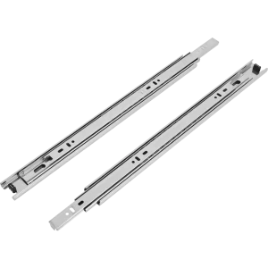 Комплект шариковых направляющих полного выдвижения EDS Chrome EDS-35 35/400 мм сталь, цвет серебро 85075491 STLM-2046809