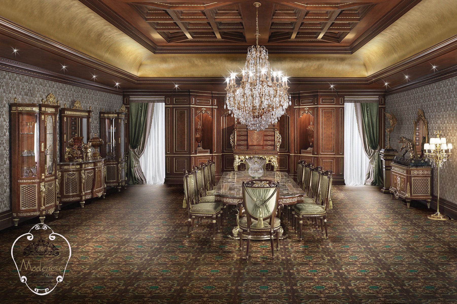 Мраморный стол Modenese Luxury Interiors Imperial ARCH-00069804 - Вид №1