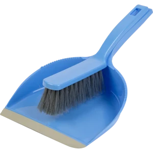 Набор для санитарной уборки Совок и щетка цвет васильковый