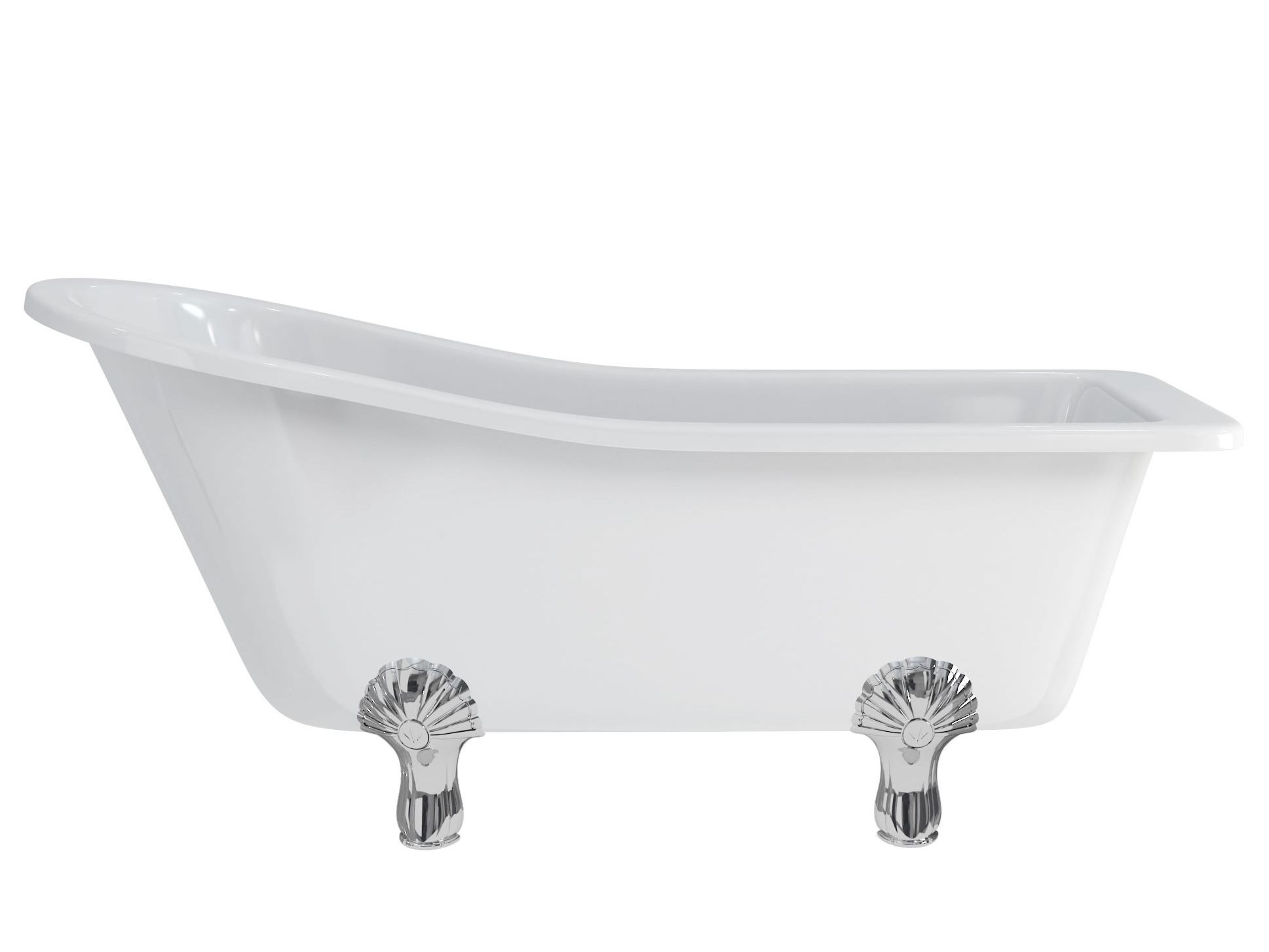 Овальная акриловая ванна на ногах Burlington HAREWOOD ARCH-00064275 - Вид №6