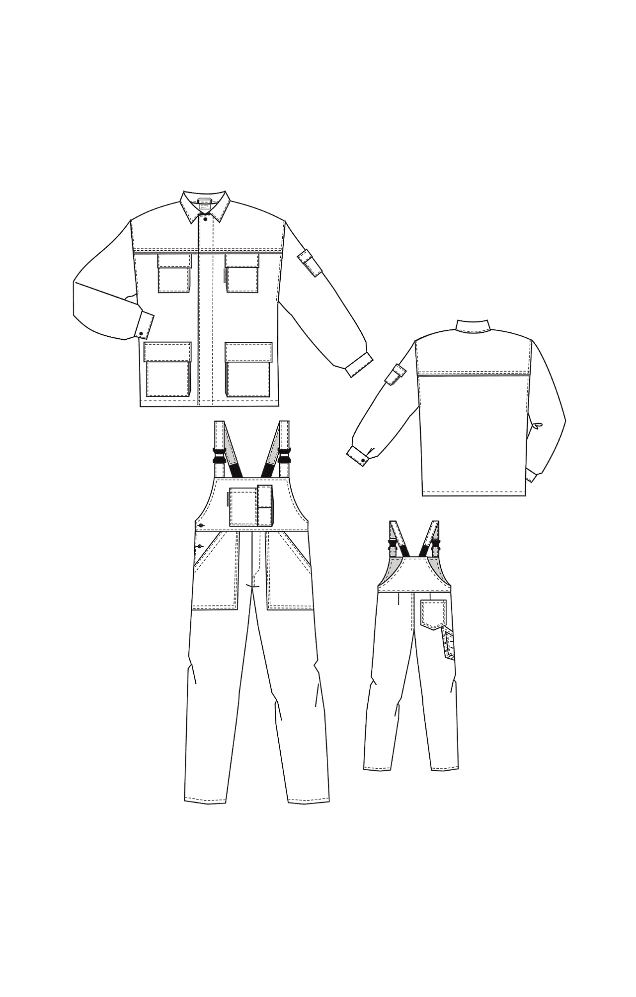 65477 Костюм "Эксперт-2" василек  Летняя спецодежда  размер 48-50/170-176  - Вид №6