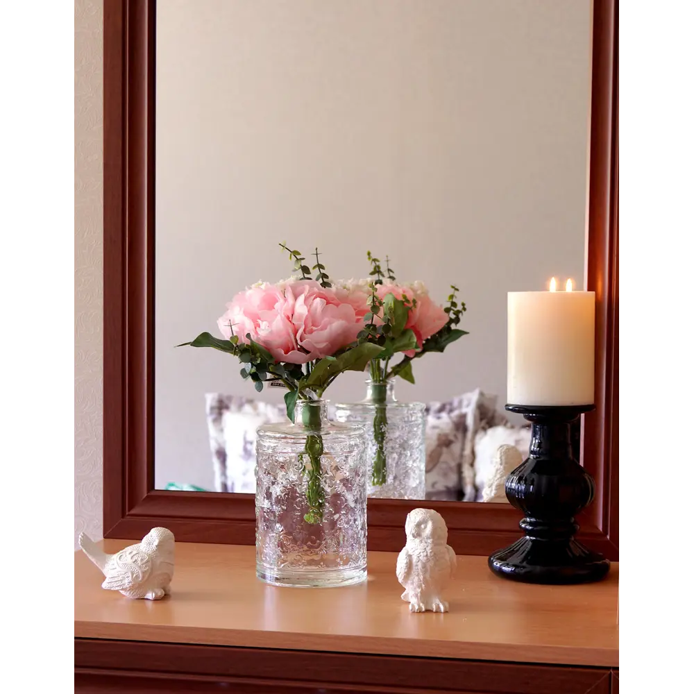 Ваза «Джеремми» стекло цвет прозрачный 22 см Santreyd STLM-2203126 - Вид №1