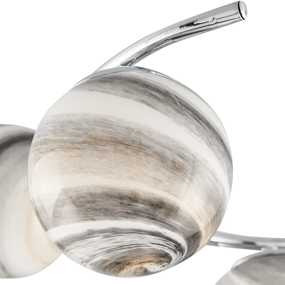 Люстра потолочная Freya FR5013PL-06CH, 6 ламп, 24 м², цвет хром/белый STLM-2155079 - Вид №5