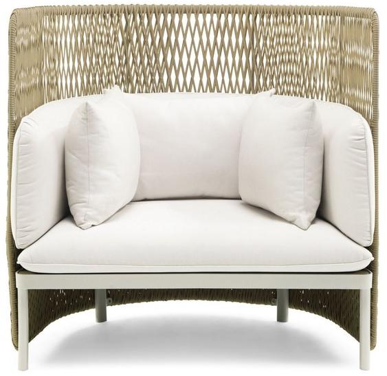 Ethimo Садовое кресло из ткани с высокой спинкой Esedra Esplaln - Вид №1