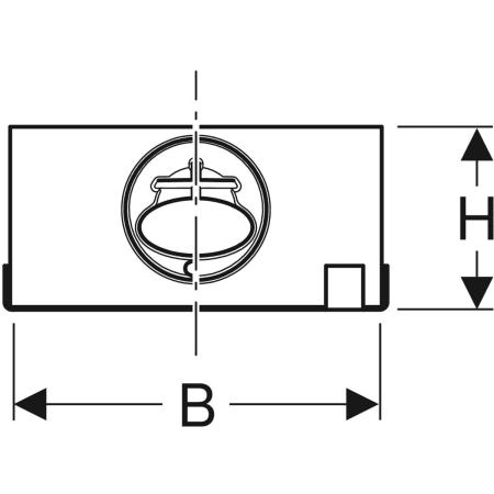 388.118.00.1 Противоконденсатная изоляция Geberit для трапа Varino, горизонтальная, 13 x 13 см Geberit  - Вид №3