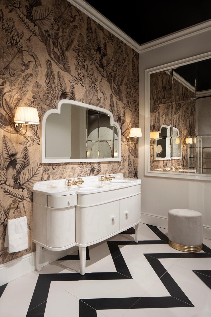 Devon&Devon Двойной лакированный туалетный столик с дверцами Music sun-id-1489212 - Вид №1