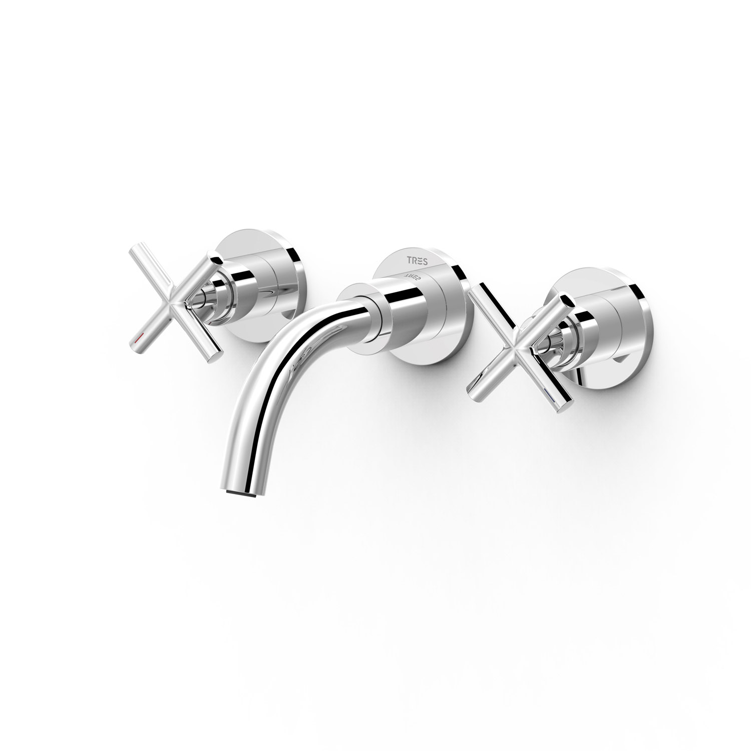 Скрытый смеситель для раковины MONTBLANC с 3 отверстиями-28330001 TRES Mont Blanc