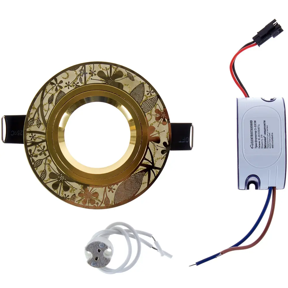 Спот встраиваемый Segreto, GU5.3, 50 Вт, цвет золото 16521468 STLM-2092386 Elektrostandard  - Вид №2