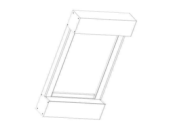 Горизонтальная рулонная занавеска с двойным мусорным баком с приводом от двигателя Mv Line горизонтальные рулонные шторы с двойным мусорным контейнером ARCH-00081627 - Вид №3
