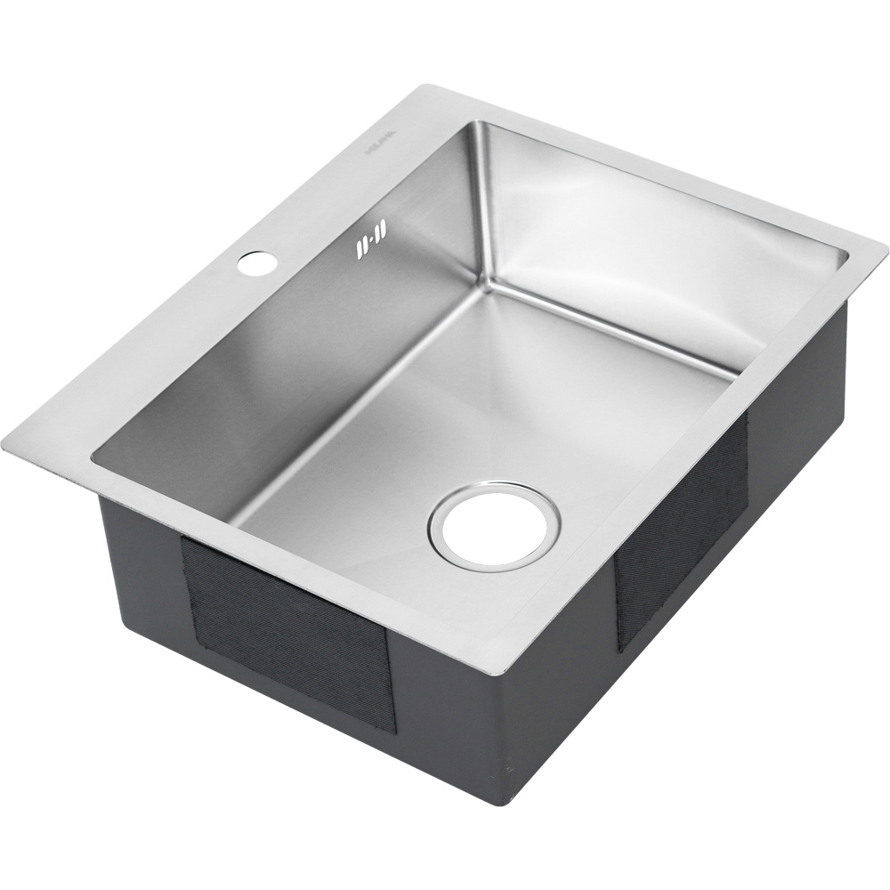 Мойка R6050H MELANA ProfLine 3,0/200 САТИН врезная прямоугольная MLN-R6050H - Вид №7