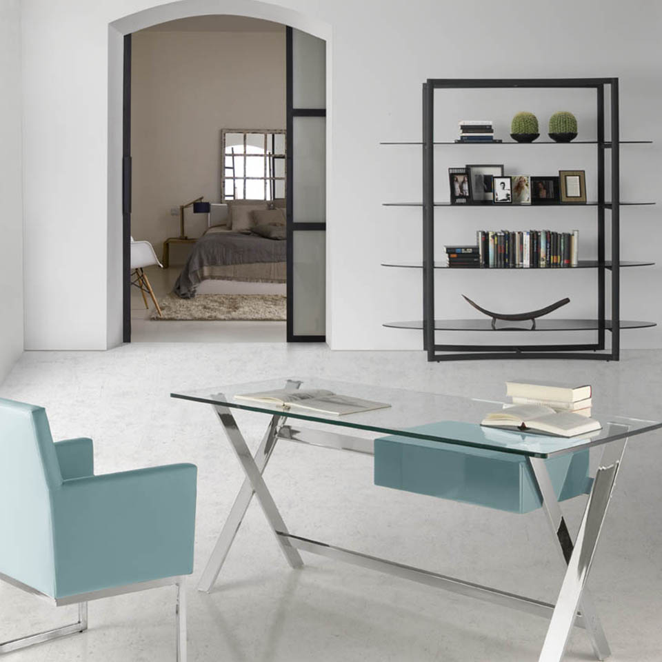 Стеллаж металлический Eleganse от Angel Cerda ANGEL CERDA  149953 Черный  - Вид №1