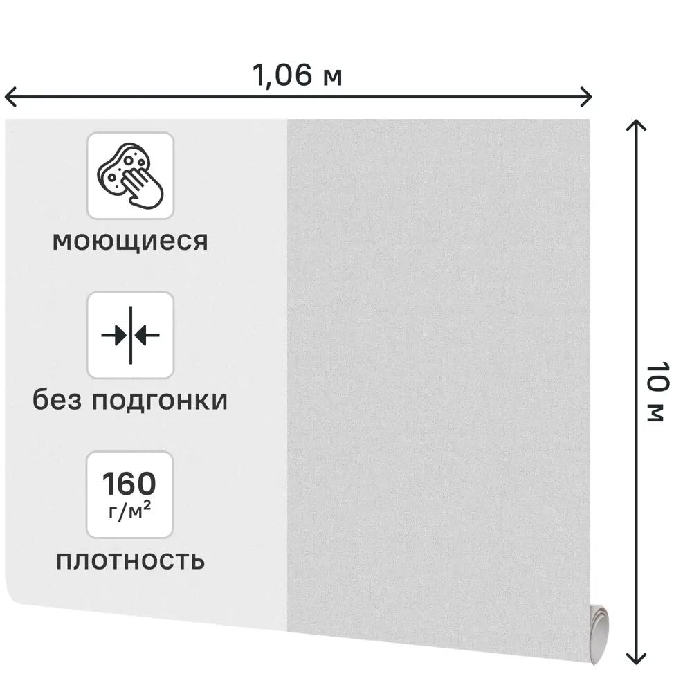 Обои флизелиновые Оксфорд серые 1.06 м 38000-14 Santreyd STLM-2175539 - Вид №1