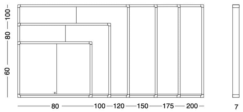Алюминиевая доска объявлений Made Design Espositore con ante scorrevoli ARCH-00066086 - Вид №5