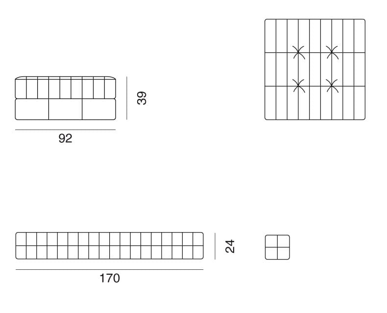 Кожаный модульный диван de Sede DS-1088 ARCH-00117804 - Вид №6