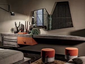 Shake Мягкий круглый бархатный пуф Mantis