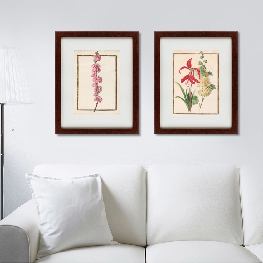 Литография на тонированной бумаге 42х52 см Watercolor over pencil etude №5, 1750 КАРТИНЫ В КВАРТИРУ  135716 Бежевый;белый;зеленый;разноцветный  - Вид №2