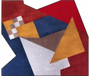 ETRO Home Interiors Прямоугольный коврик в стиле пэчворк из бархата  E.bra.571.a