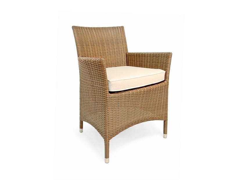 Садовый стул из смолы с подлокотниками Walters курорт ARCH-00127557