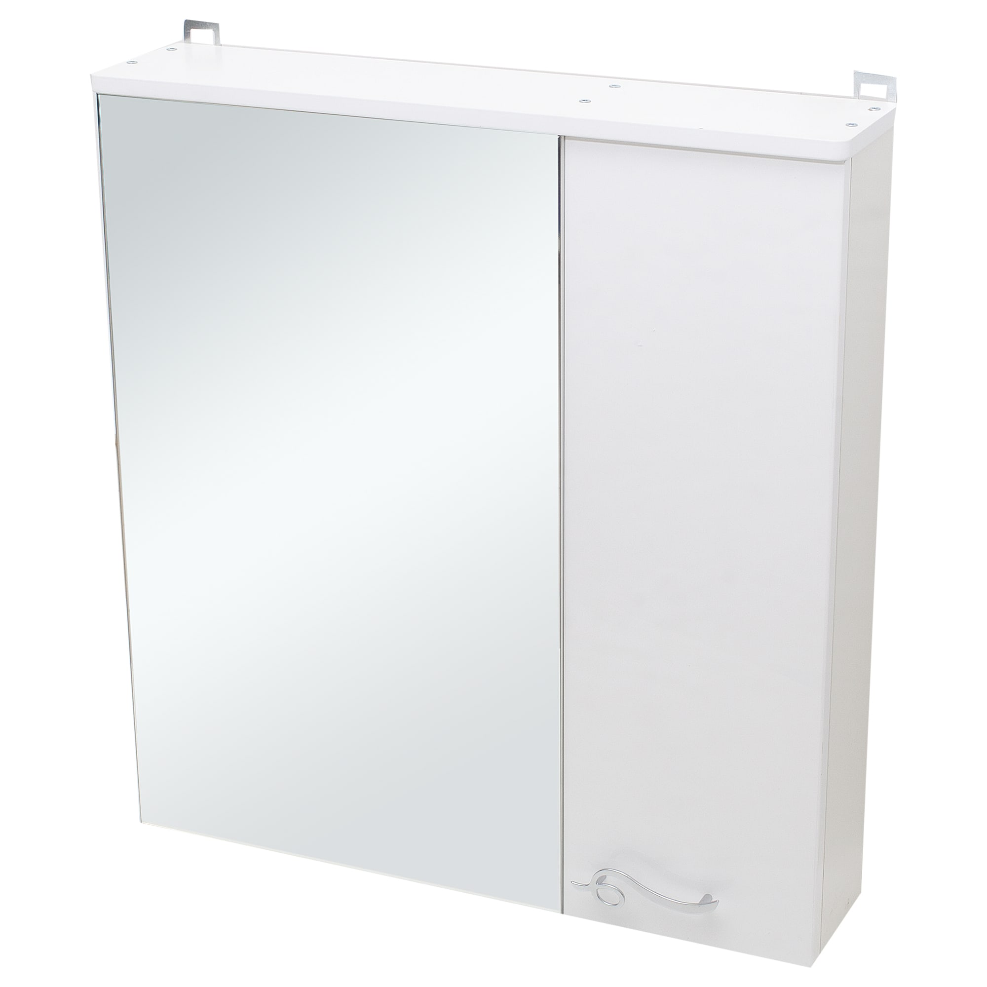 14585847 Шкаф зеркальный «» 65 см цвет белый Венеция Santreyd - Вид №1