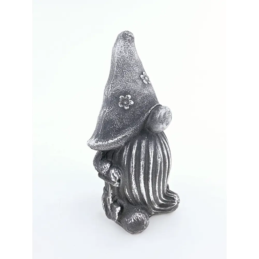 Садовая фигура Гном монохром полистоун 19x9 см Santreyd STLM-2096165 - Вид №1