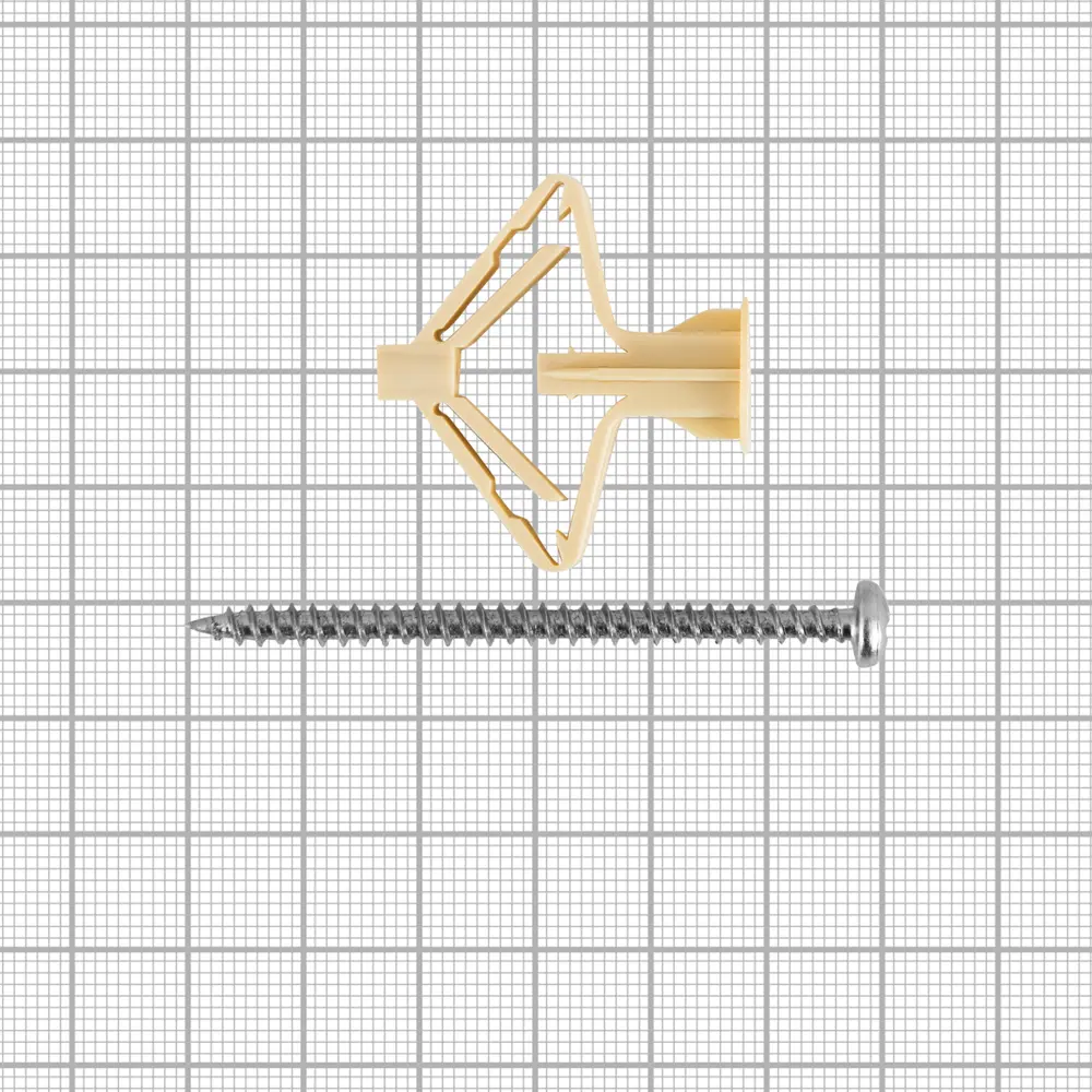 Анкер Standers для листовых материалов D10 60 мм нейлон 35 шт STLM-2038467 - Вид №4