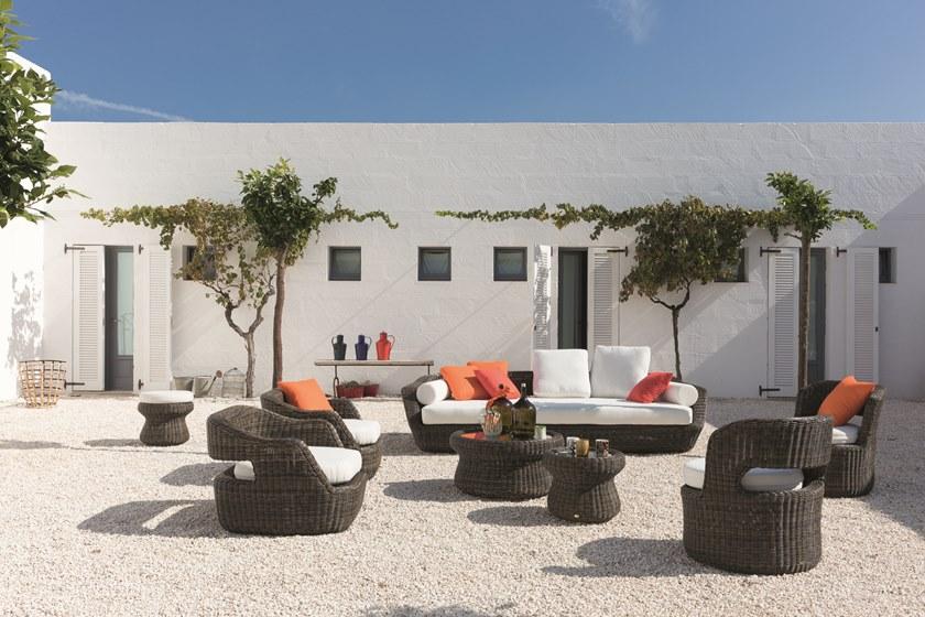 Unopiù Садовый диван 3 мест из waprolace® Eden Eddit - Вид №4